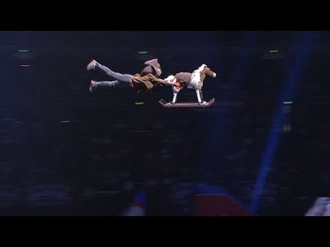 Dusty Wygle: Worlds First Rocking Horse Double Grab