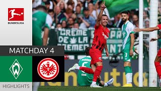 Werder Bremen — Eintracht Frankfurt 3-4 | Highlights | Matchday 4 – Bundesliga 2022/23