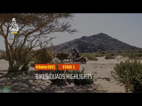 #DAKAR2021 - Stage 1 - Jeddah - Bisha - Bike, Quad Highlights