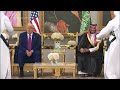 Saudi crown prince welcomes Trump as US leader begins four-day Middle East tour, AP explains  - 01:10 min - News - Video