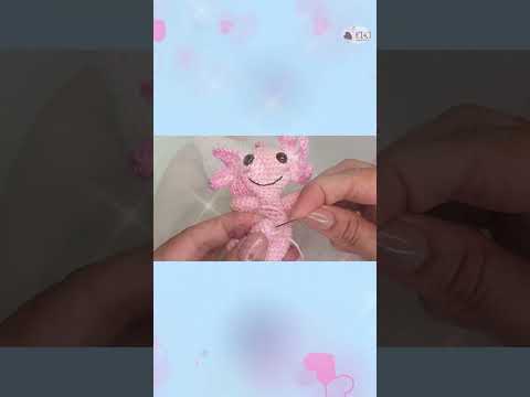 axolotl baby charm or keychain