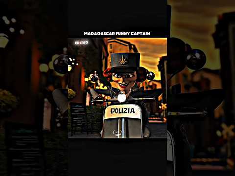 Madagascar Funny Captain Chantel🔥💀| Madagascar edit #animation #short #edit @radiant-edit