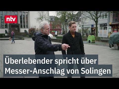 Überlebender spricht über Messer-Anschlag von Solingen - 