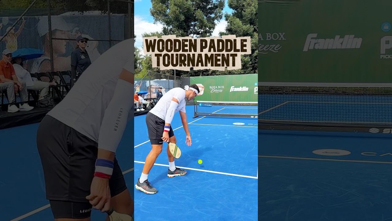 Wooden Paddle Pickleball Tournament 🏏