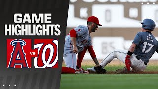 Angels vs. Nationals Game Highlights (8/9/24) | MLB Highlights