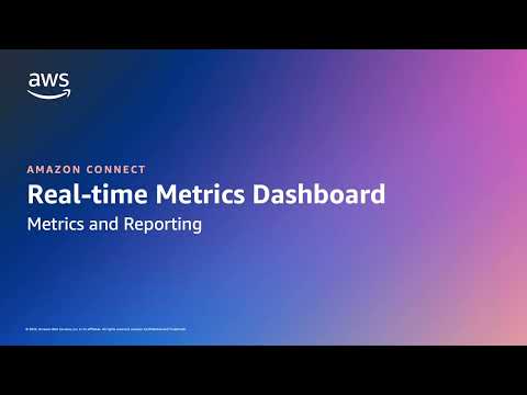 Amazon Connect: How to Navigate the Real-time metrics dashboard | Amazon Web Services