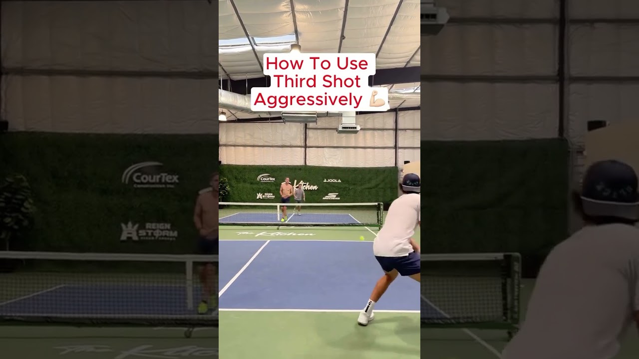 Gotta be aggressive 🙂‍↕️ #pickleballislife #pickleball #pickleballaddict #pickleballrocks