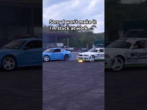 Had a friend stop by full vid is up now!! #bmw #drift #turbo #ford #mustang