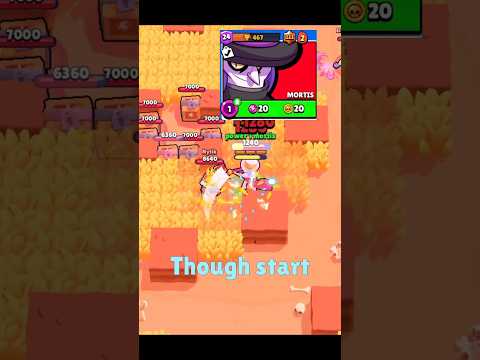 Power 1 Mortis Clutch at 467 Trophies – Unbelievable Ending 🤯#brawlstars #mortis #gaming #showdown