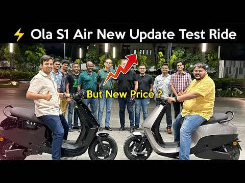 ⚡ Ola S1 Air New update | S1 Air Test Ride | New Price S1 Air | Ola  Electric | ride with mayur