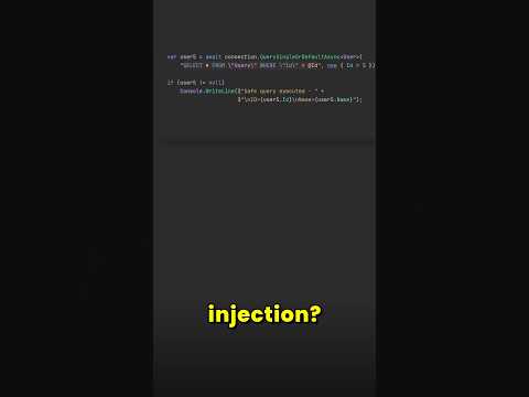 SQL Injection with Dapper is possible