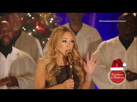 Mariah Carey Live "God Rest Ye Merry Gentlemen"  (Lyrics HQ/HD)