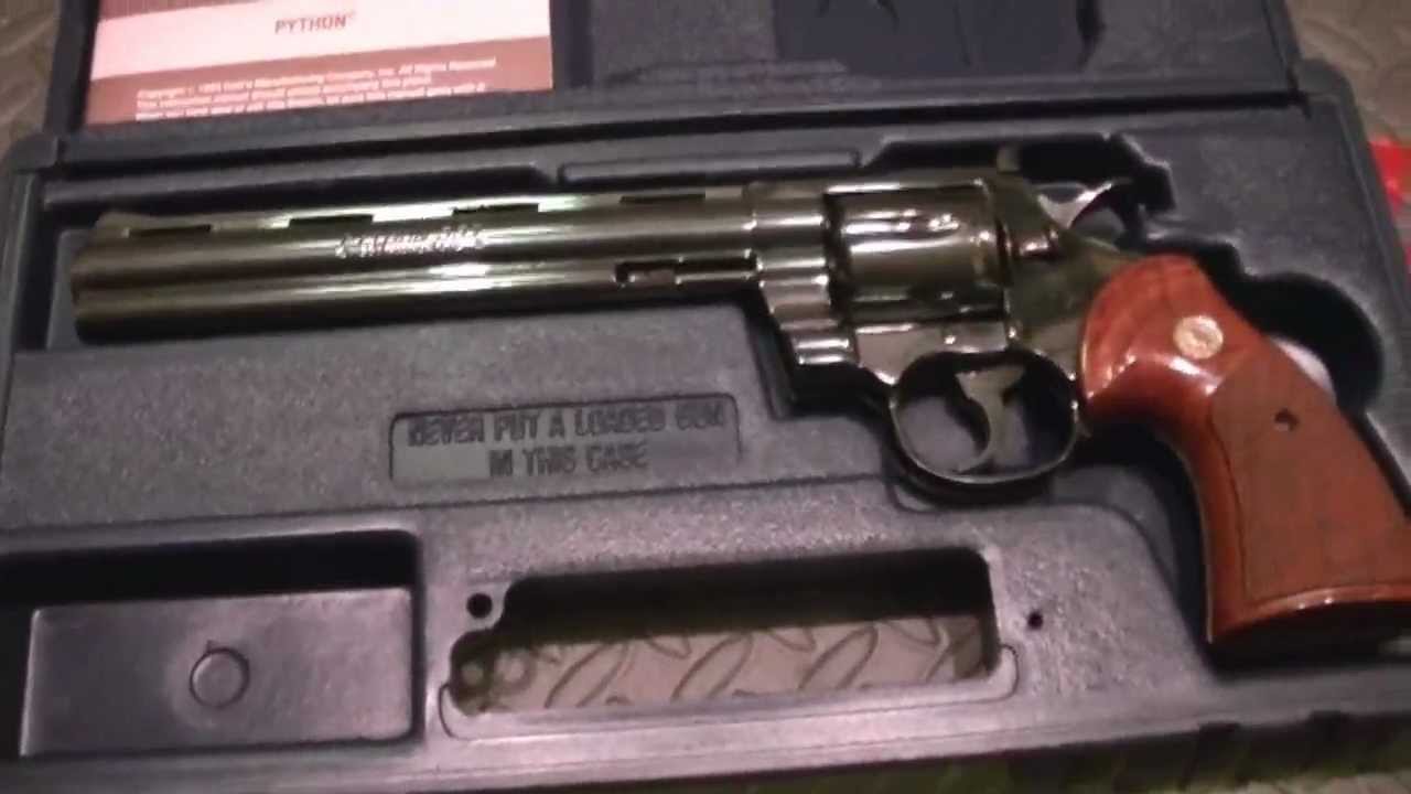 Colt python 357 magnum 8 barrel royal blue finish with colt original
