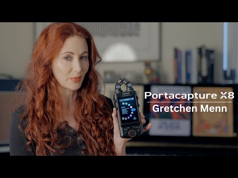 Gretchen Menn Records Guitar with the Portacapture X8 32-bit float recorder