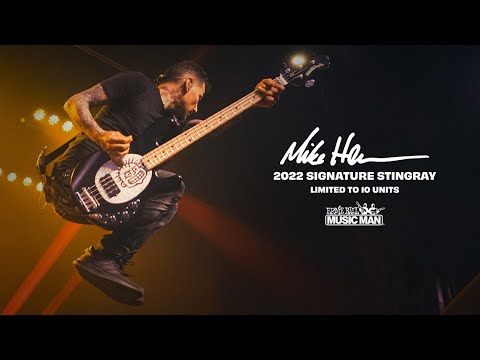 Ernie Ball Music Man: The 2022 Mike Herrera Bass in Flat Black