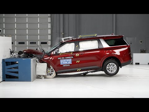 2023 Kia Carnival updated moderate overlap IIHS crash test