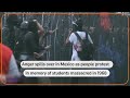 Mexicans protest 55th anniversary of student massacre