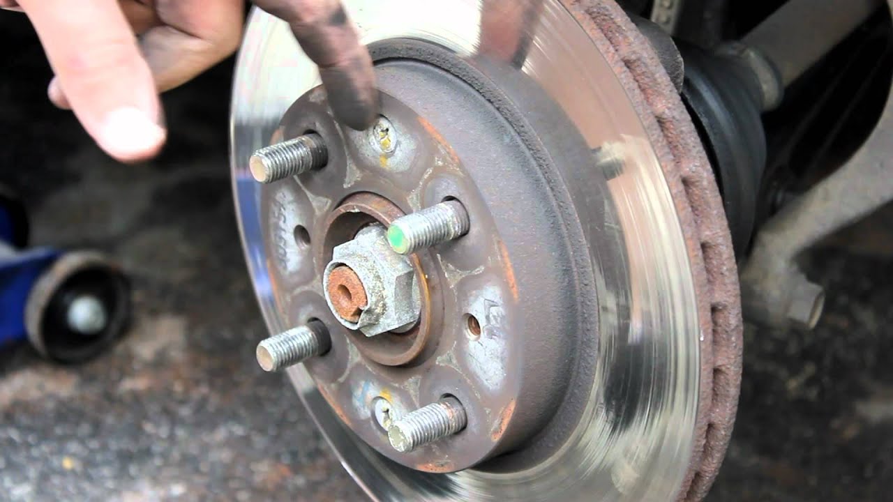 Changing brake rotors honda civic #3