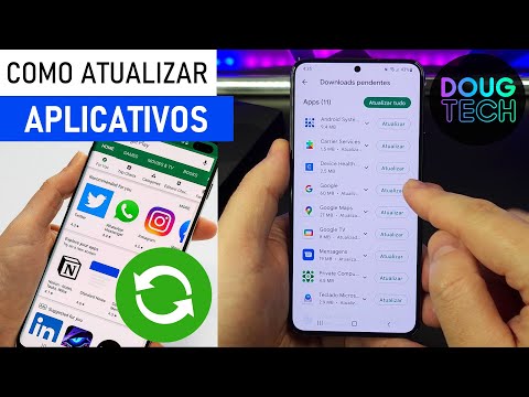 Como ATUALIZAR os Aplicativos no Samsung Galaxy