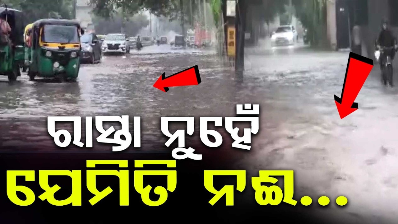 Heavy Rain Causes Severe Waterlogging In Delhi & Gurugram, Normal Life Hit | Argus News