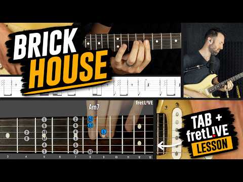 “Brick House”: A ONE-Chord Dorian Funk Classic (TAB + fretLIVE)