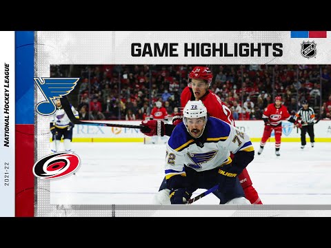 Blues @ Hurricanes 11/13/21 | NHL Highlights