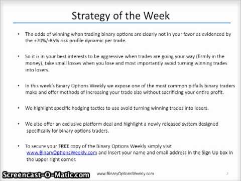 Pitfalls of binary options trading