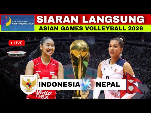 Jadwal Timnas Indonesia vs Nepal Live Asian Games Volleyball 2026 Hari Ini | Timnas Voli Hari Ini