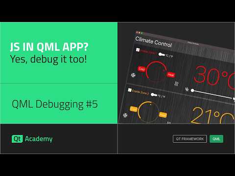 Debugging JavaScript in QML Applications | QML Debugging with Qt Creator #5