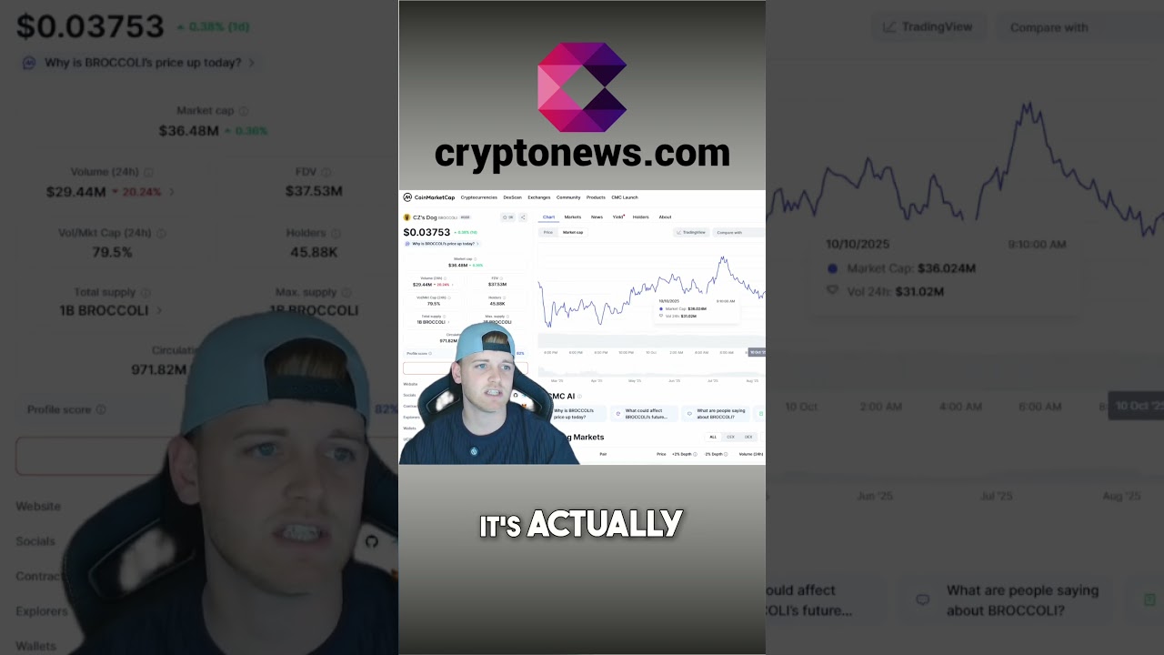 Broccoli Coin: Massive Surge and Retracement! Potential Rally? shorts