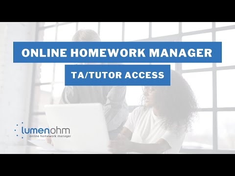 How to Give a Teacher's Assistant or Tutor Access to a Course using Lumen OHM