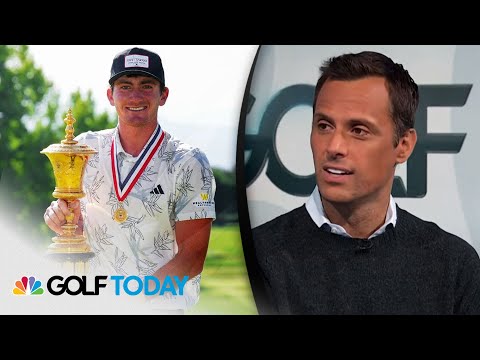 Nick Dunlap 'embraced the pressure' during his U.S. Amateur win | Golf Today | Golf Channel