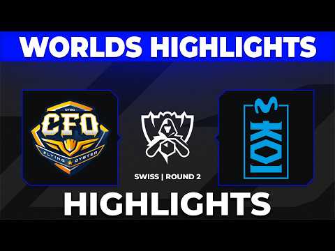 CFO vs MKOI Highlights | Worlds 2026 Swiss Stage | CTBC Flying Oyster vs Movistar KOI
