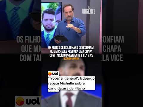 Eduardo Bolsonaro criticou a postura de Michelle em relação às movimentações políticas