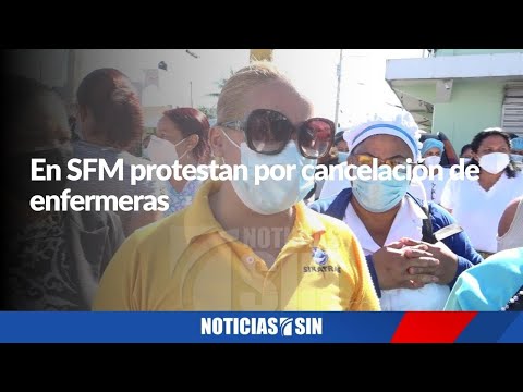 Protestan por desvinculación de enfermeras en SFM