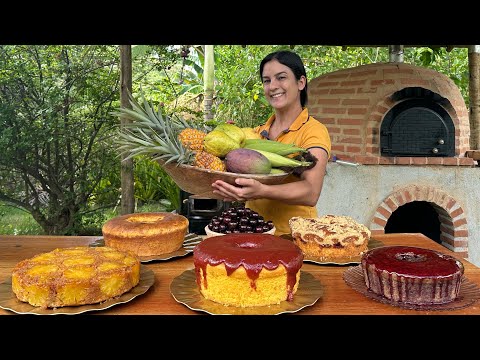 Festival de bolos - transformando frutas simples em bolos incríveis