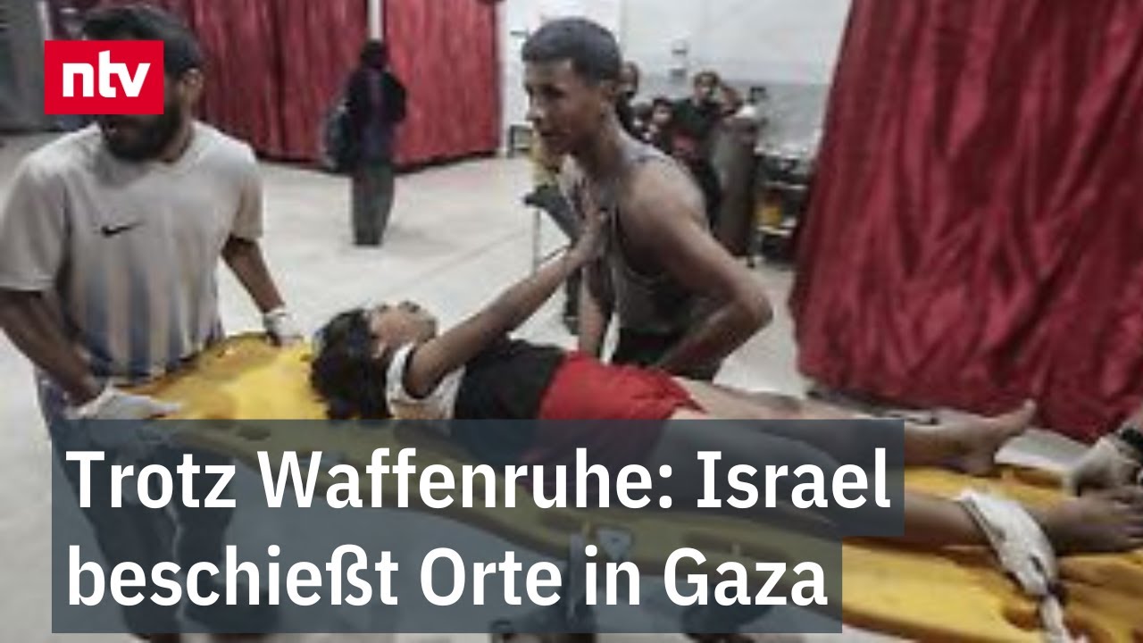 Trotz Waffenruhe: Israel beschießt Orte in Gaza - Trump versucht zu beschwichtigen