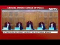 Electoral Bonds Supreme Court | SC Unanimously Strikes Down Electoral Bonds Scheme  - 05:30:26 min - News - Video