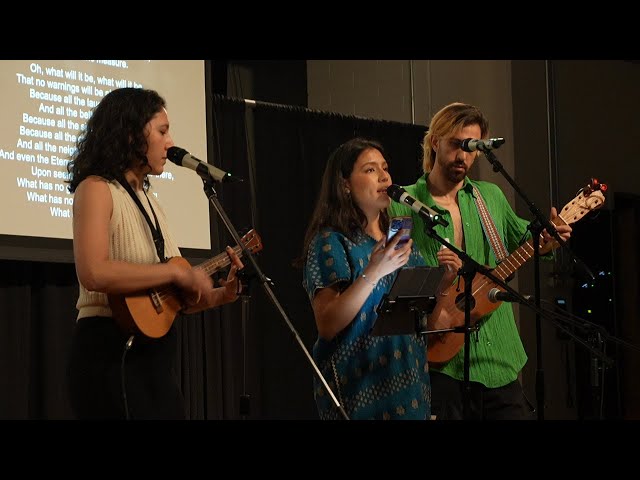 On Friday, March 14, the Latin American Studies Department hosted a series of events. This video is the second of two. 

After the Guatemalan alfombra had been finished, there was only a couple hours until participants started to gather for the 6 p.m. festivities. 

Students and community members were invited to enjoy music, dance, art and food at the college. 

Nearly 100 people showed up that evening, chatting over Colombian food and Brazilian dance.