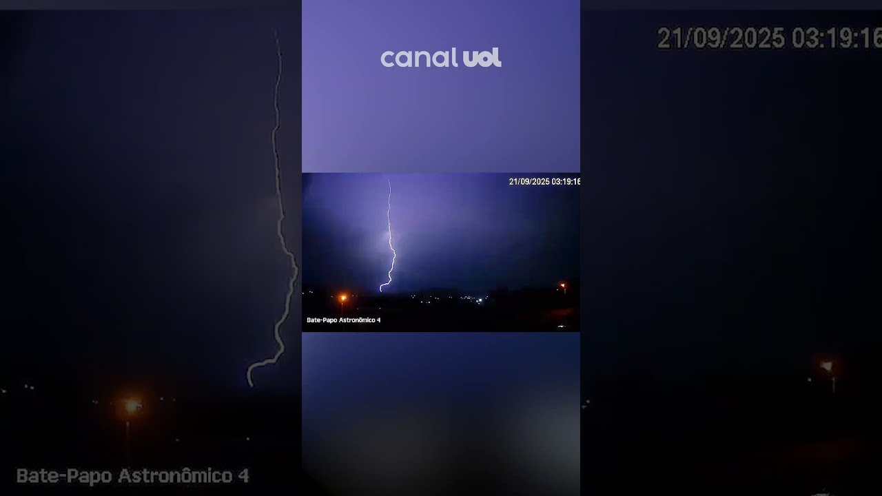Observatório registra a queda de mais de 25 mil raios em 24 horas no Rio Grande do Sul