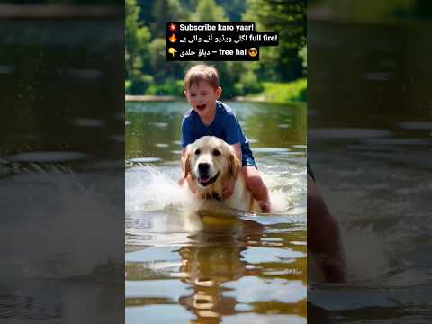 🥺 Ek taraf maut thi...🐶 Doosri taraf doggy ka pyaar...👶💦 Usne apni jaan deke bachcha bacha liya...