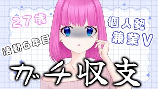 活動6年目、兼業VTuberのガチ収支・・・【夢見らむ】