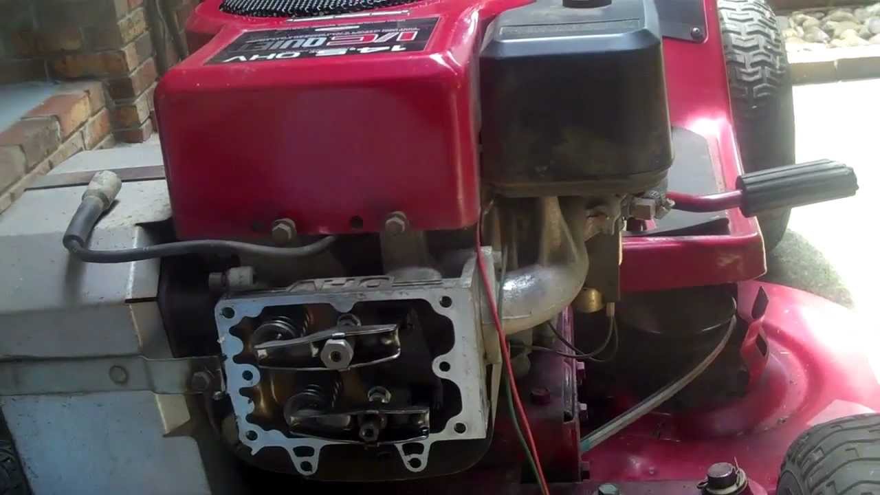 Adjusted Valves on 14.5 hp Briggs & Stratton- Starts ... husqvarna riding lawn mower wiring diagram 