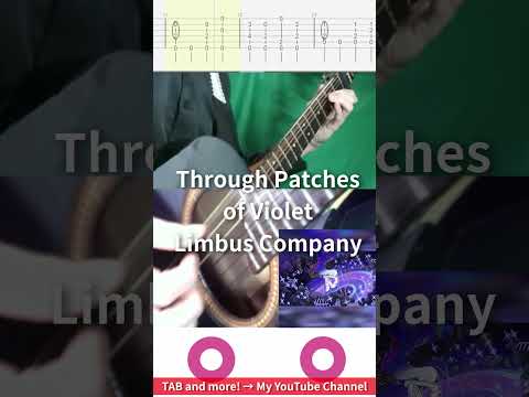 🎶 [Limbus Company] Through Patches of Violet 🎸 #shorts #guitar #fingerstyle #music