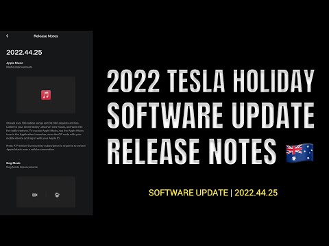 2022 TESLA HOLIDAY SOFTWARE UPDATE RELEASE NOTES 2022.44.25 Tesla Tom