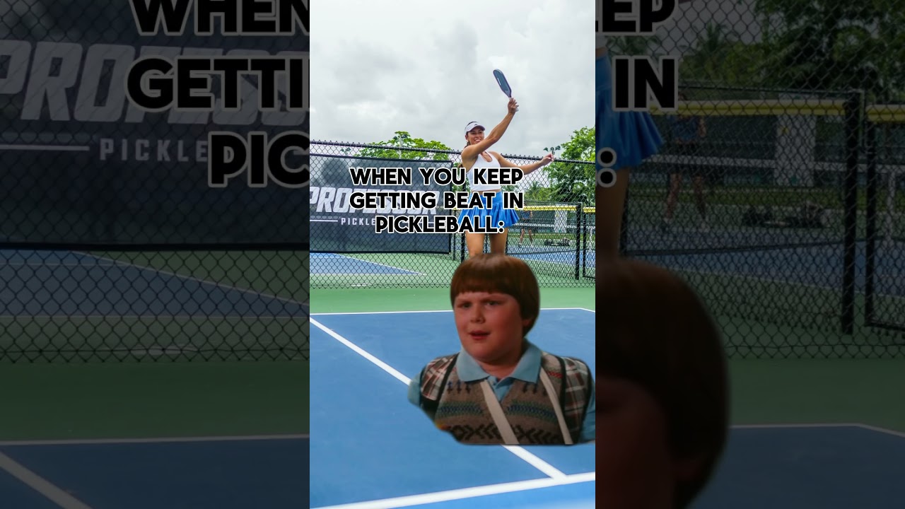 Pickleball can get intense #pickleball