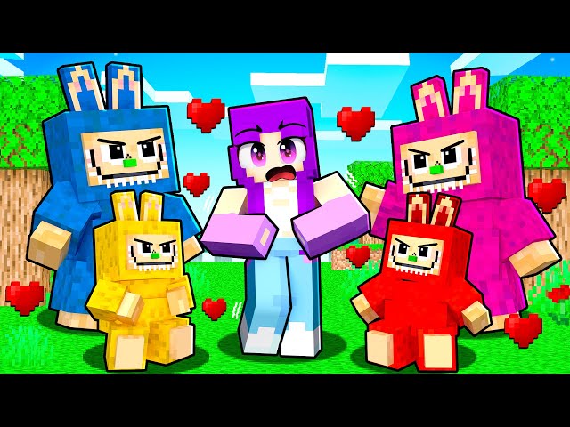 LABUBU AİLESİ Tarafından EVLAT EDİNİLDİM! - Minecraft
