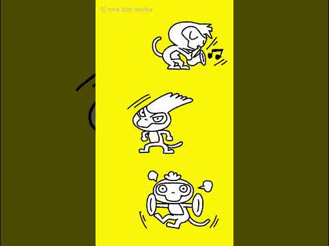 是一隻貓~ Procreate 小動畫|2-Frame Headbanging二格成為動作