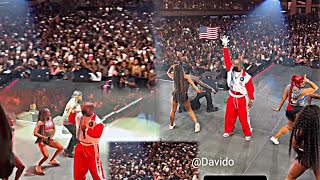 Davido live at Armory Arena Minneapolis as he gave a very thrilling live performance
