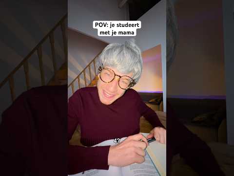 POV: je studeert met je mama! 🤣🥲